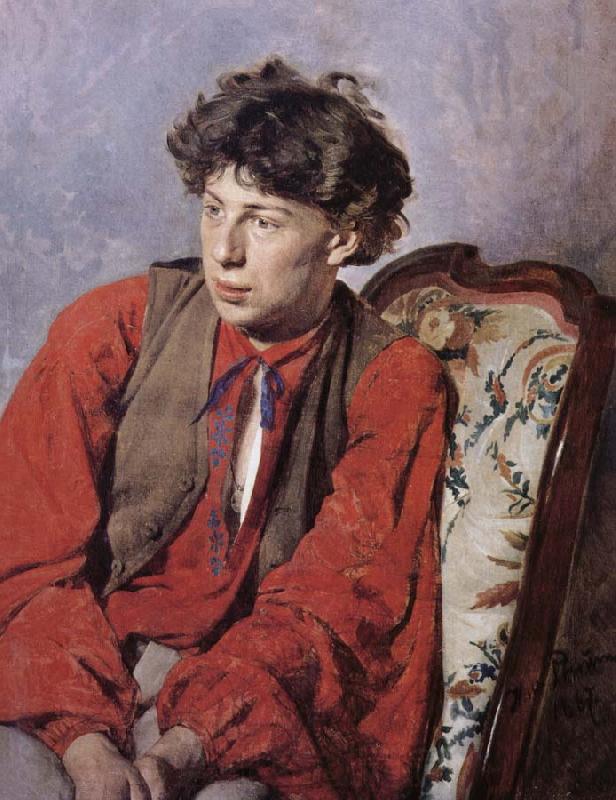 Ilia Efimovich Repin Vasile Repin portrait France oil painting art